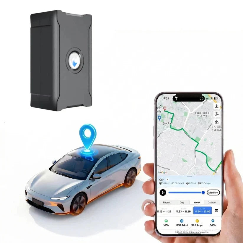 Vehicle GPS Tracker Wireless & Live Tracking 6000mAh Battery
