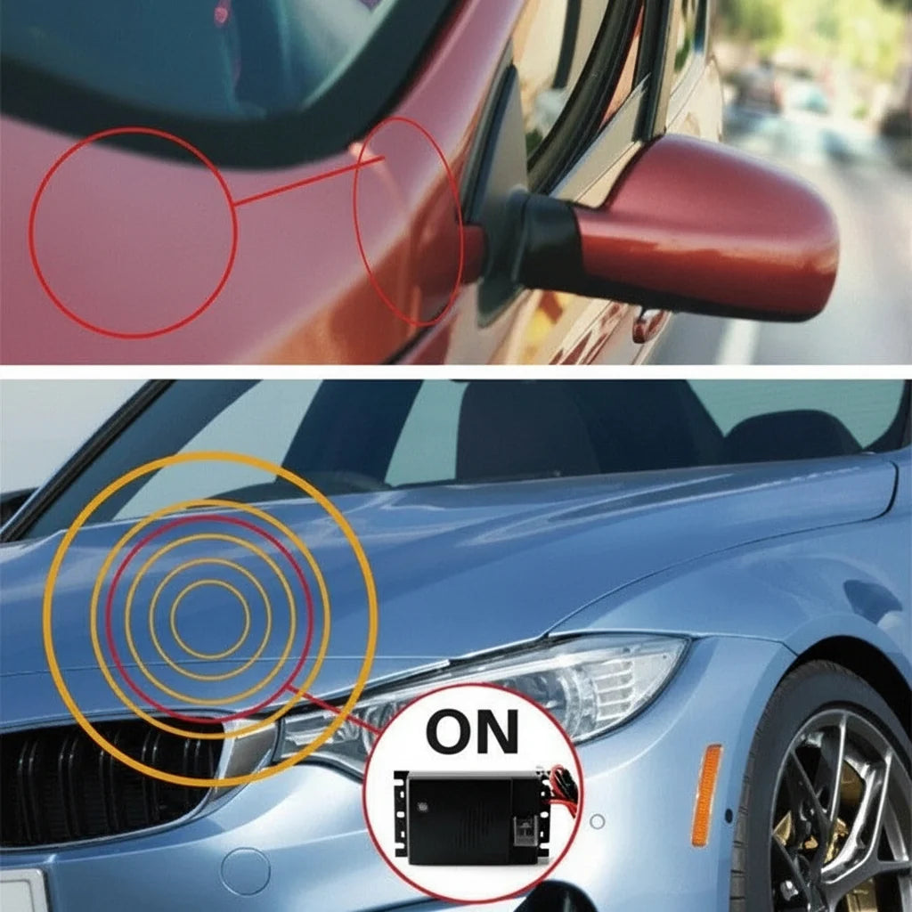 Vehicle Rodent Repeller Ultrasonic 12–45 kHz 12V