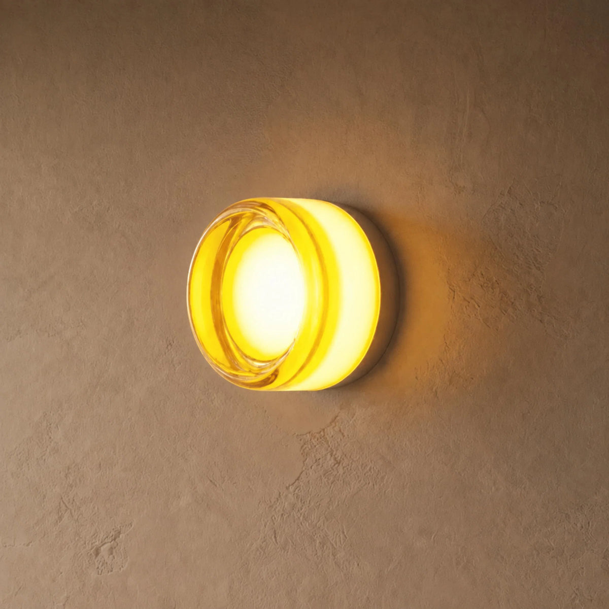 Wall Light Circular Aluminum 13.5cm Warm White LED