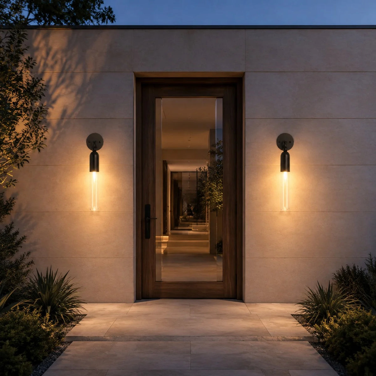 Wall Sconce Adjustable LED Metal Glass Shade