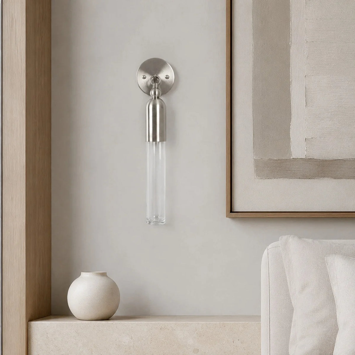 Wall Sconce Adjustable LED Metal Glass Shade