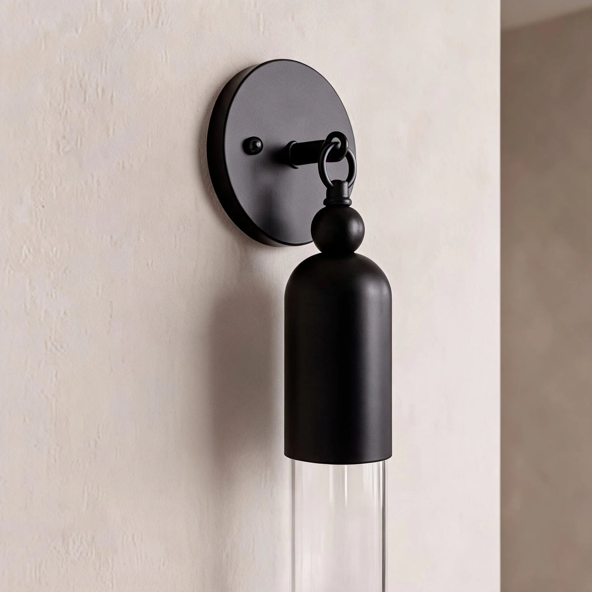 Wall Sconce Adjustable LED Metal Glass Shade