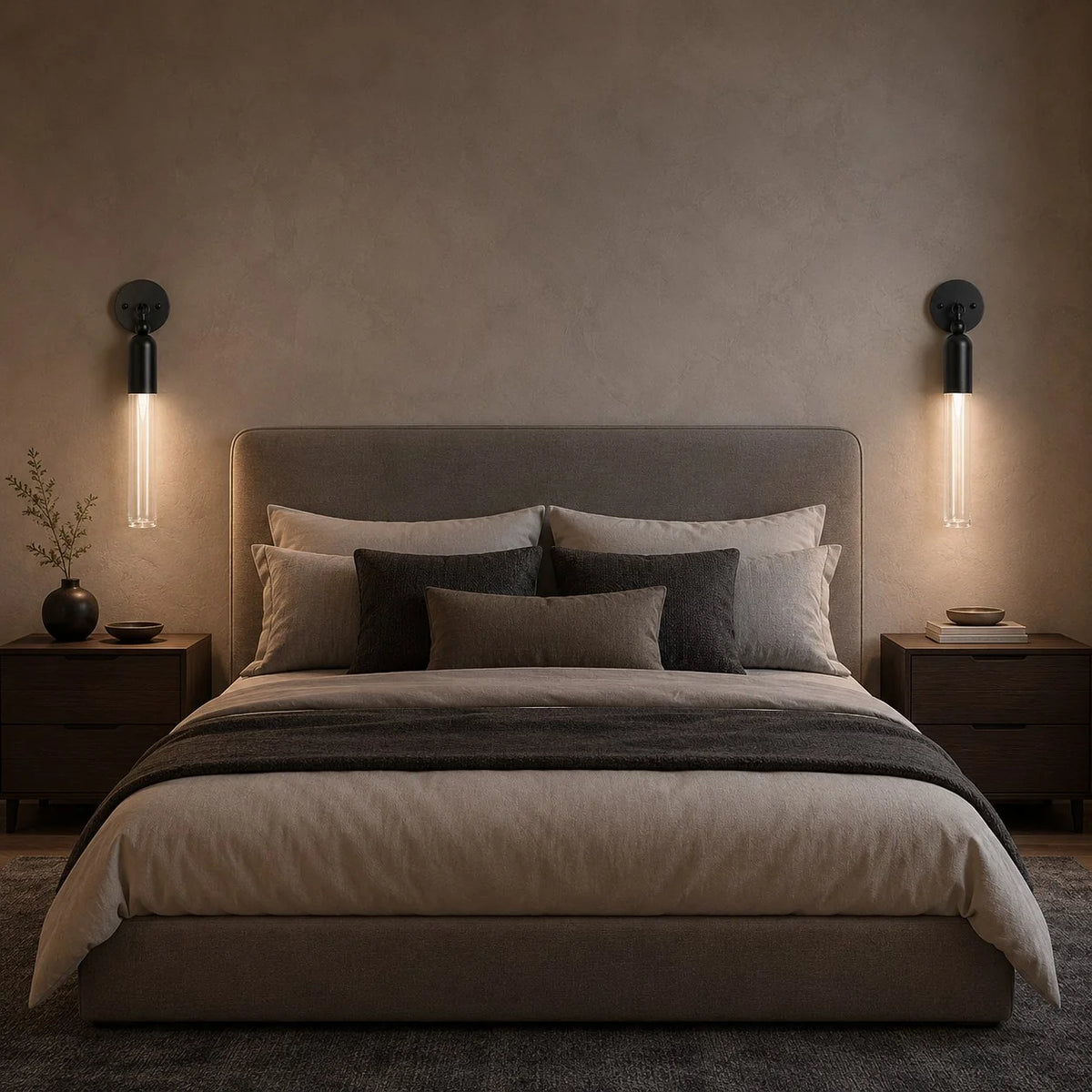 Wall Sconce Adjustable LED Metal Glass Shade