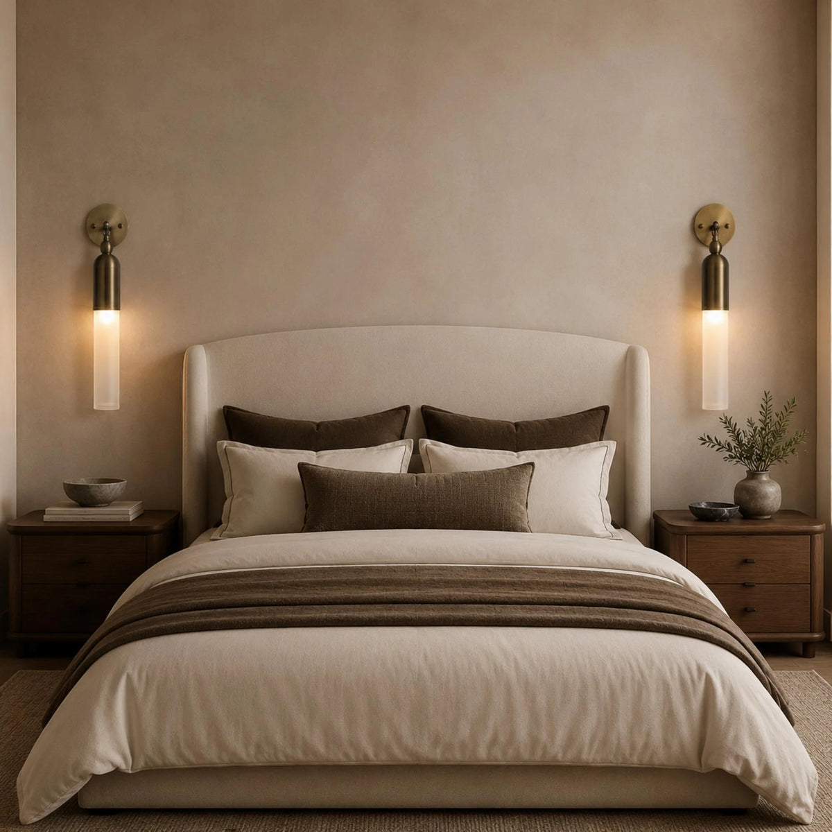 Wall Sconce Adjustable LED Metal Glass Shade