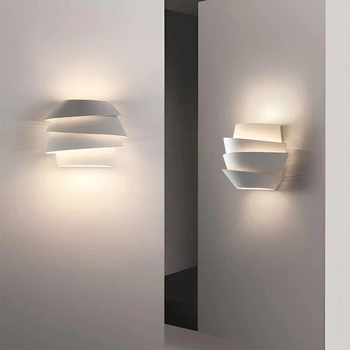 Wall Sconce Double Spotlight Iron Frame Hardwired