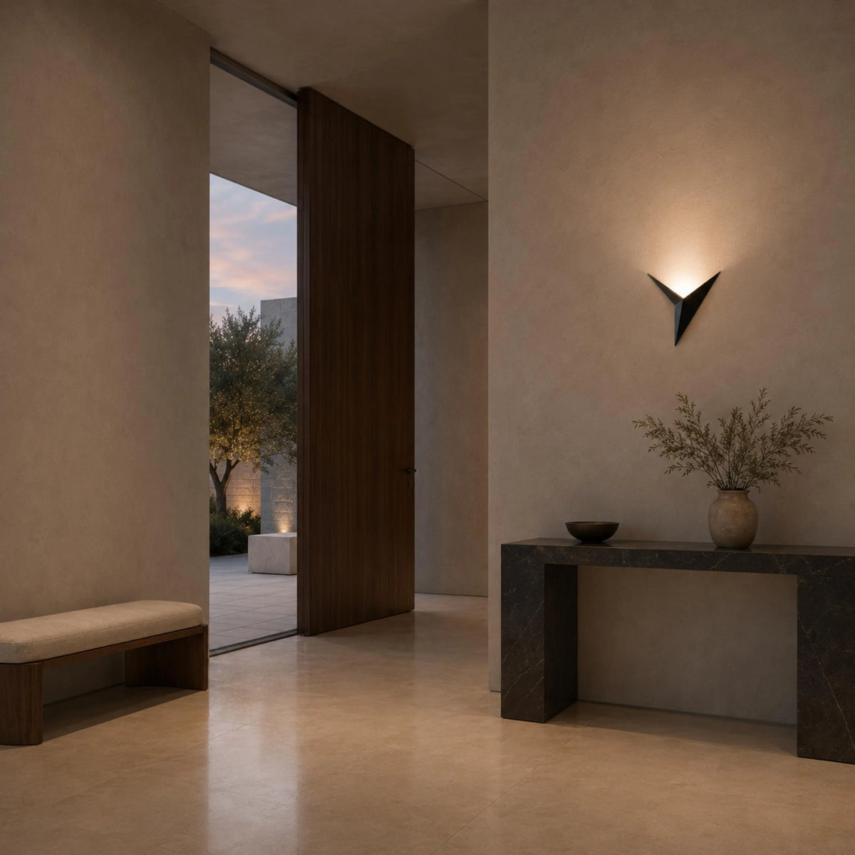 Wall Sconce Integrated LED & Dual Color Sheet Metal