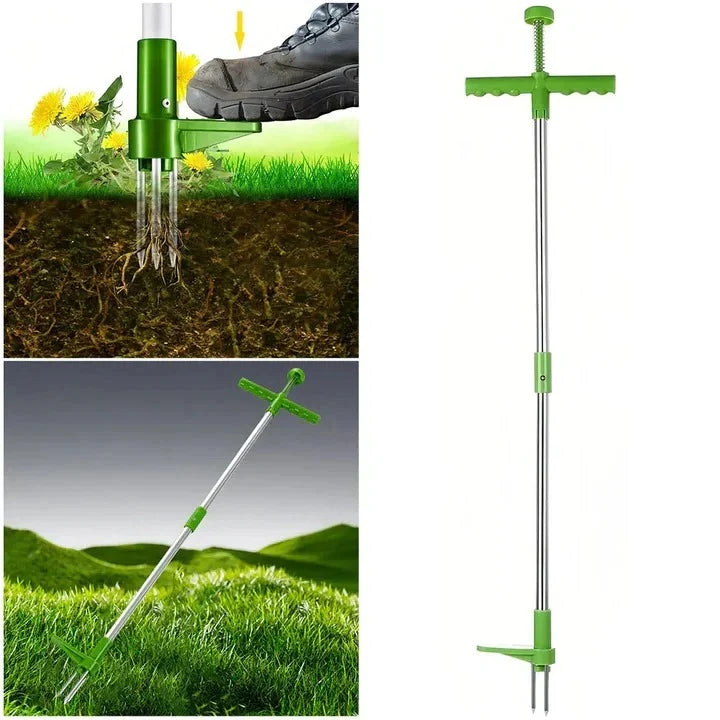Weed Puller Foot-Pedal Claw 39 Inch Handle