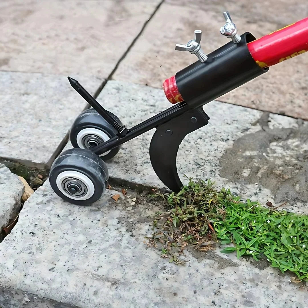 Weed Removal Tool Solid Metal Roller & Scraper