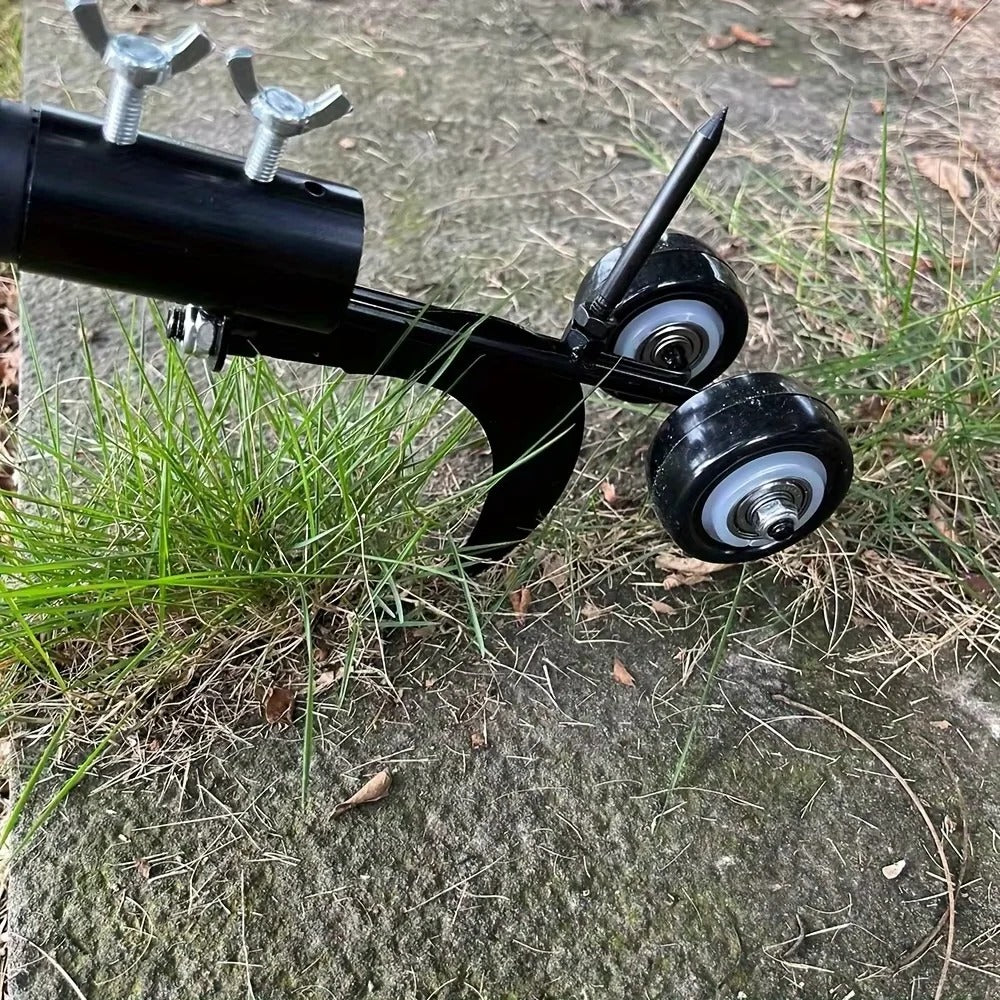 Weed Removal Tool Solid Metal Roller & Scraper