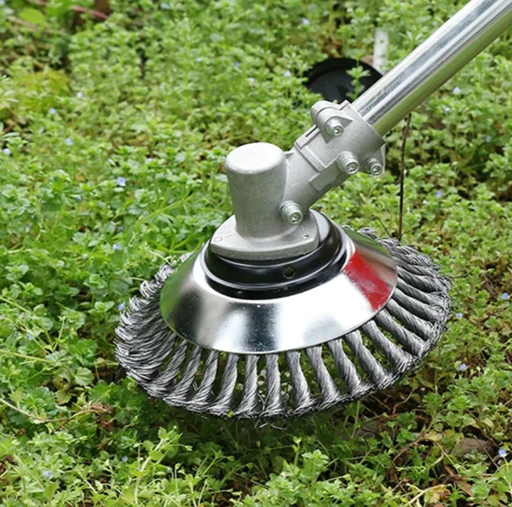 Weed Trimmer Head Braided Carbon Steel 1 Inch Mount