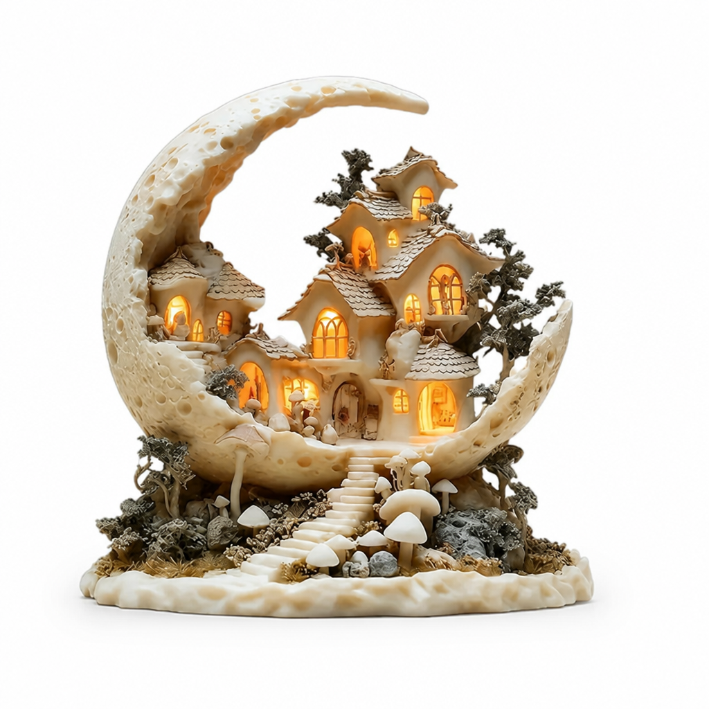 Whimsical Bohemian Acrylic Sculpture (Weatherproof Indoor and Outdoor)