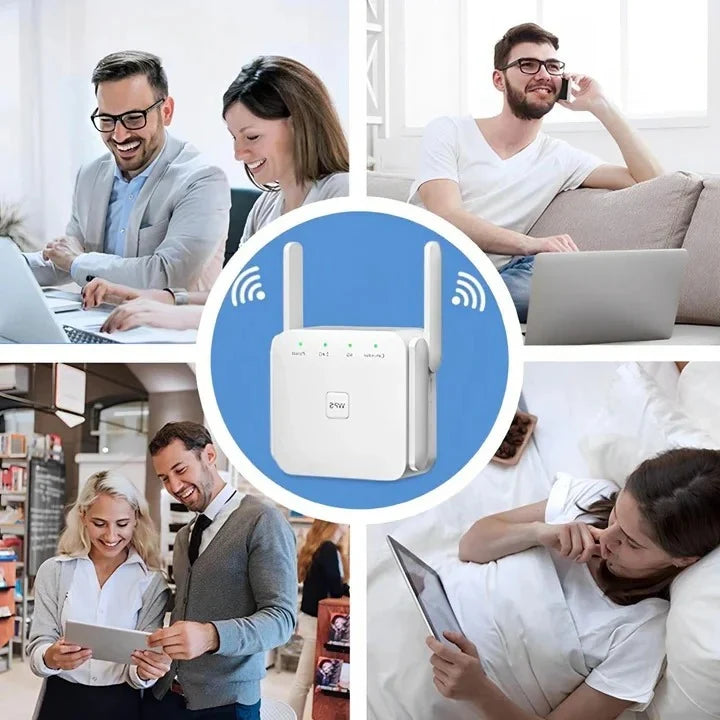 WiFi Extender Dual High-Gain Antennas 300 Mbps