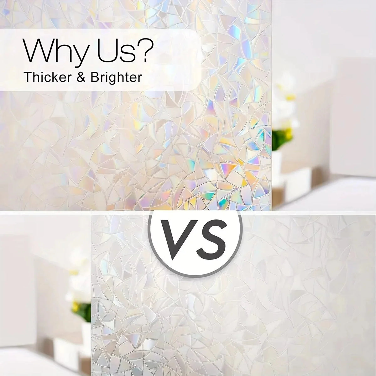 Window Film Rainbow Spectrum Static Cling UV-Filtering