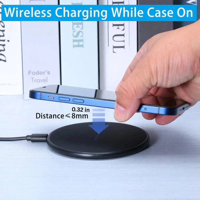 Wireless Charging Pad 30W Fast Charging Slim Design