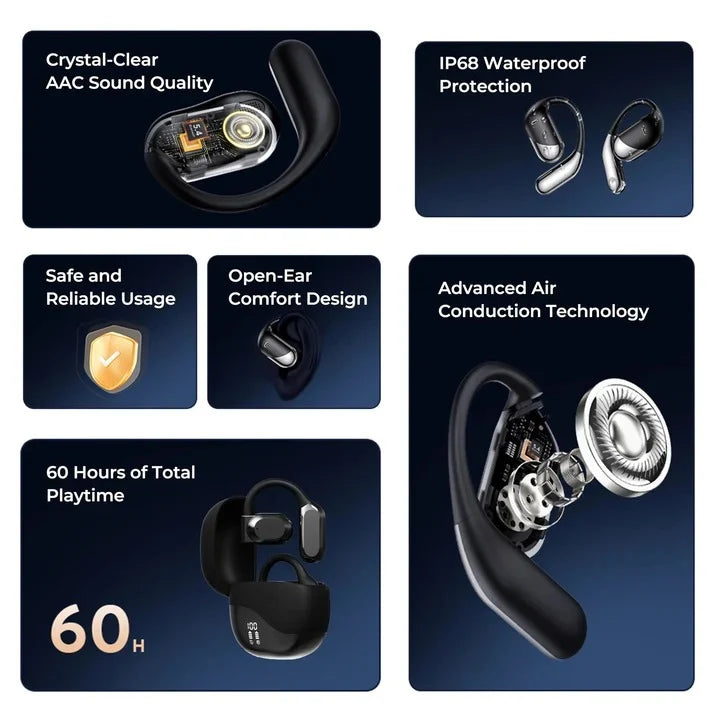 Wireless Earbuds Real-Time Translation 144 Languages