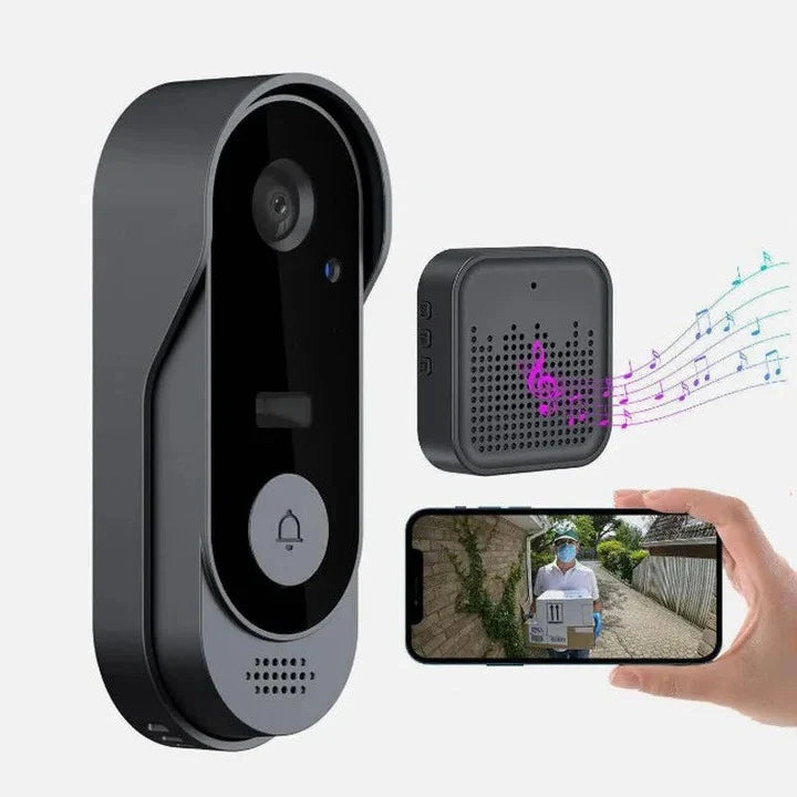 Wireless Video Doorbell HD Wide-Angle Local Storage