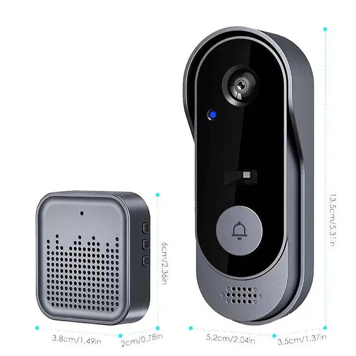 Wireless Video Doorbell HD Wide-Angle Local Storage