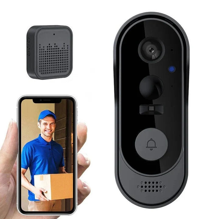 Wireless Video Doorbell HD Wide-Angle Local Storage