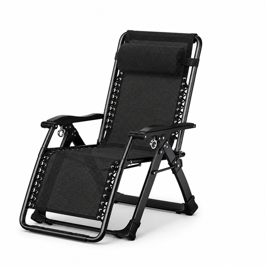 Women's Folding Ergonomic Head Cushion, Padded Backrest Lounge Chair