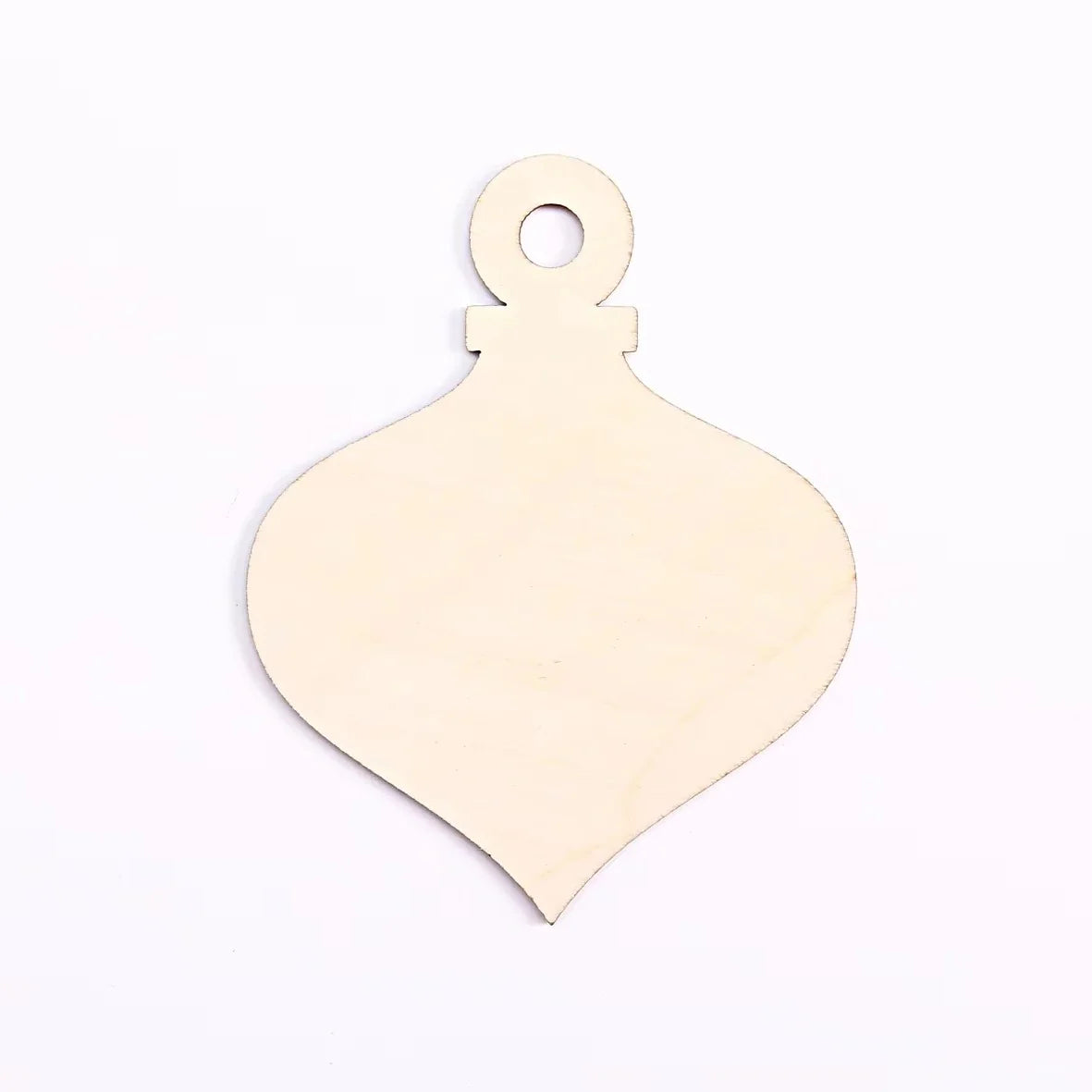 Wooden Heart Ornaments Smooth Unfinished Pre-Drilled Pack of 10
