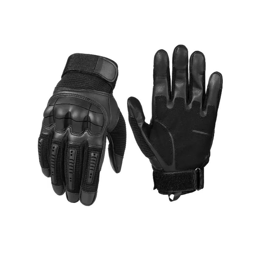 Work Gloves Reinforced Knuckle Impact Protection Adjustable Cuff