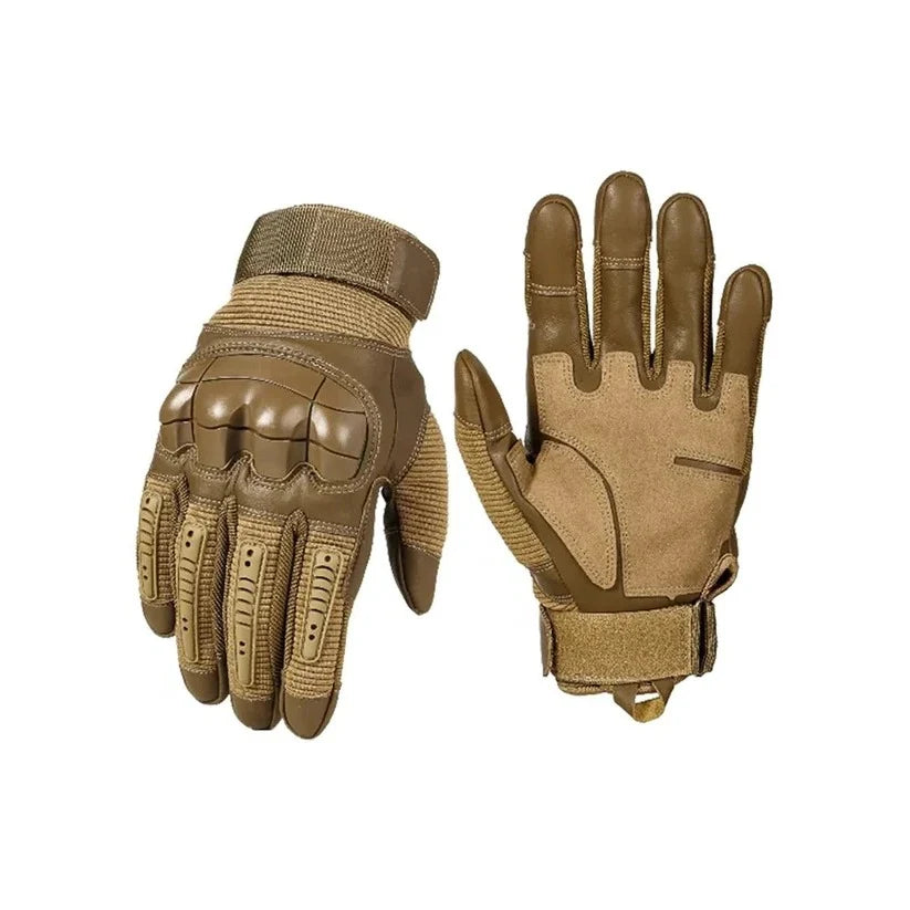 Work Gloves Reinforced Knuckle Impact Protection Adjustable Cuff